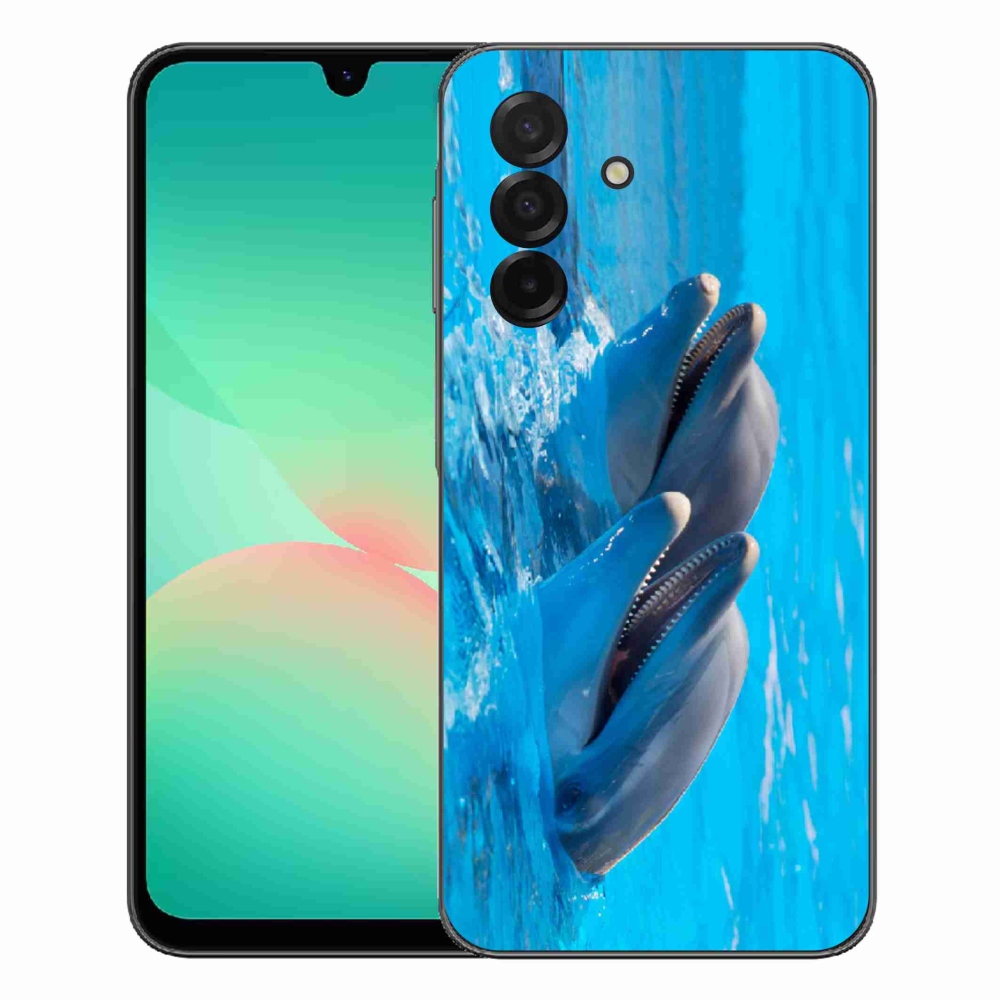 Gelový kryt mmCase na Samsung Galaxy A27 5G - delfíni