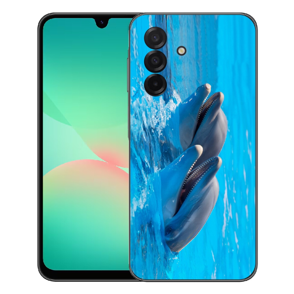 Gelový kryt mmCase na Samsung Galaxy A27 5G - delfíni