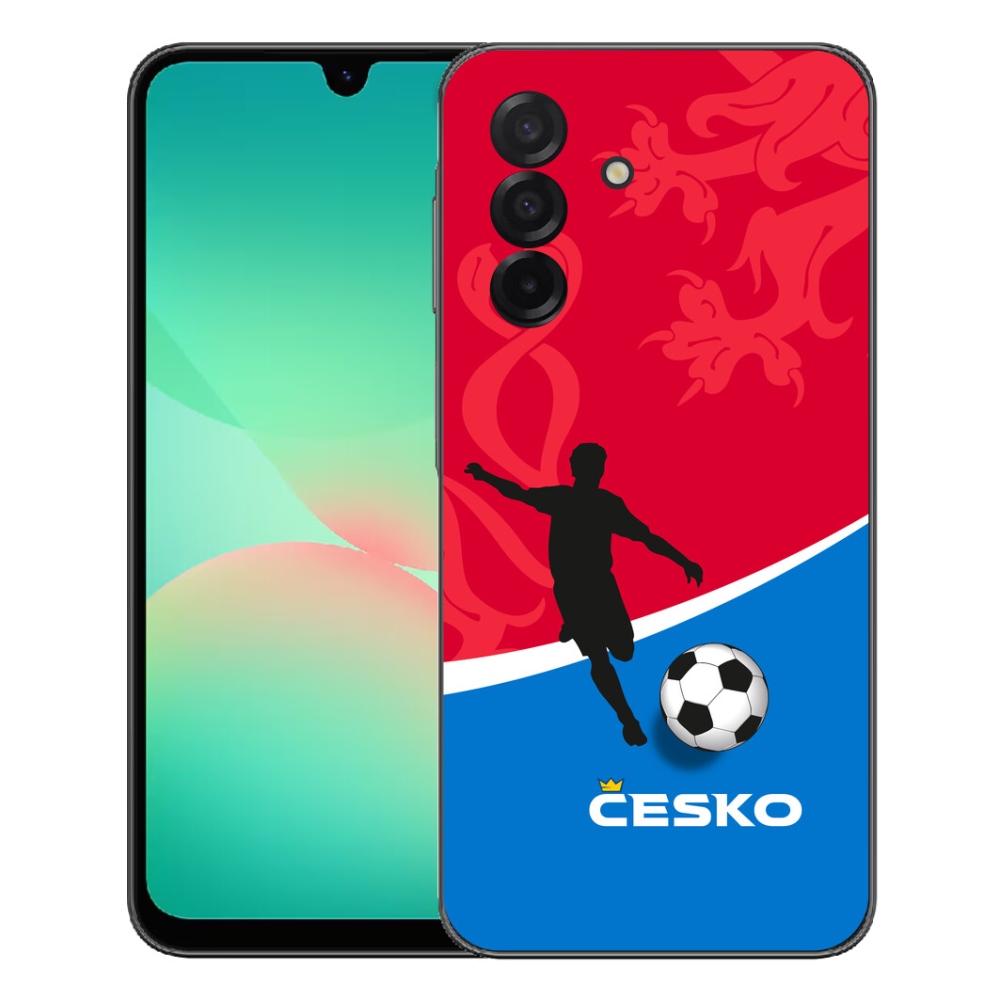 Gelový kryt mmCase na Samsung Galaxy A27 5G - fotbal Česko