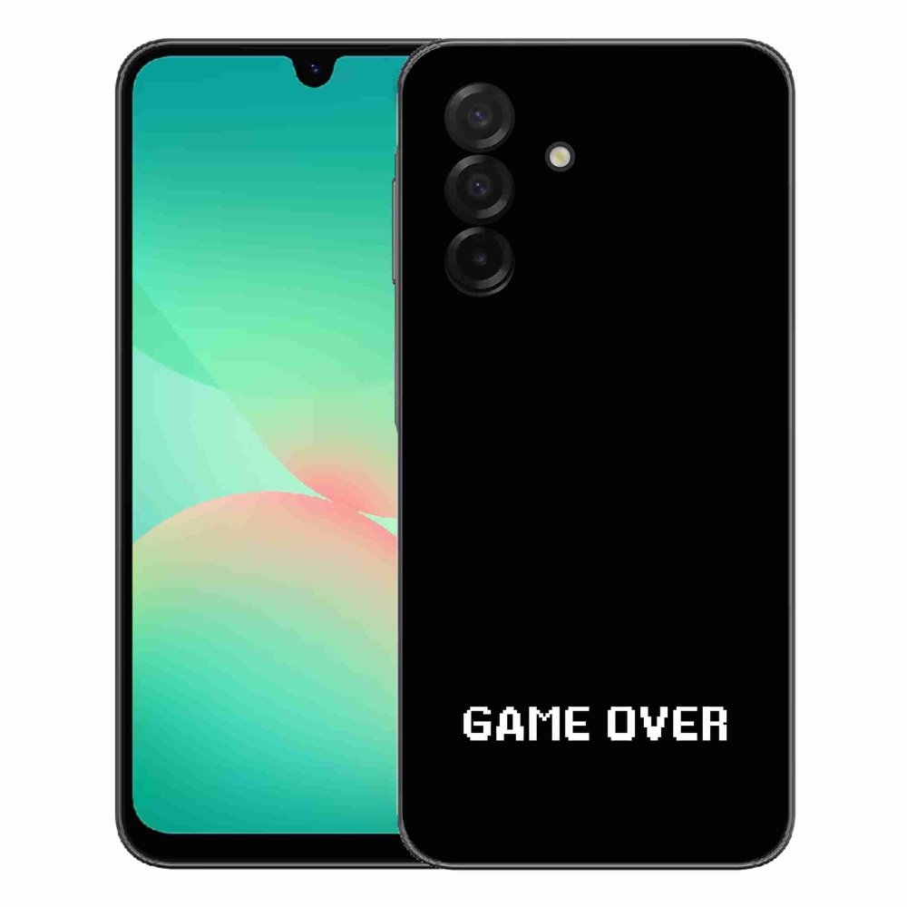 Gelový kryt mmCase na Samsung Galaxy A27 5G - game over černé pozadí