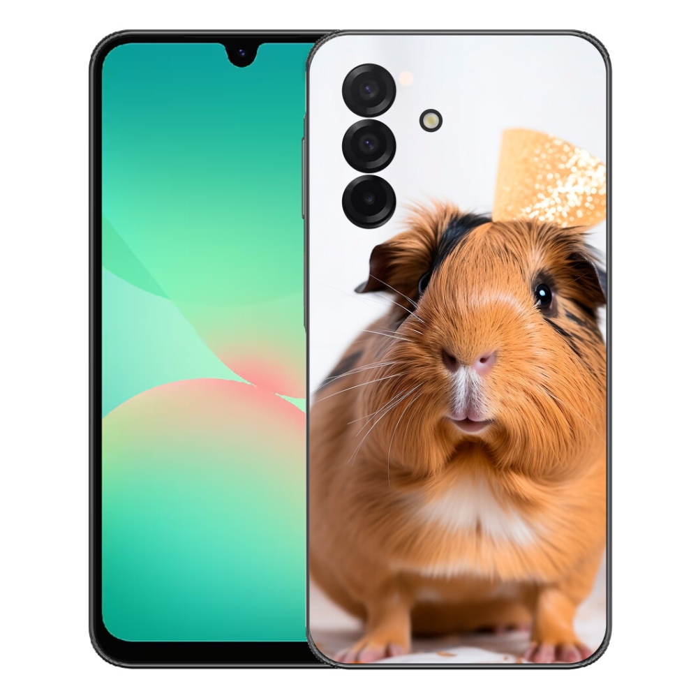 Gelový kryt mmCase na Samsung Galaxy A27 5G - hnědé morče