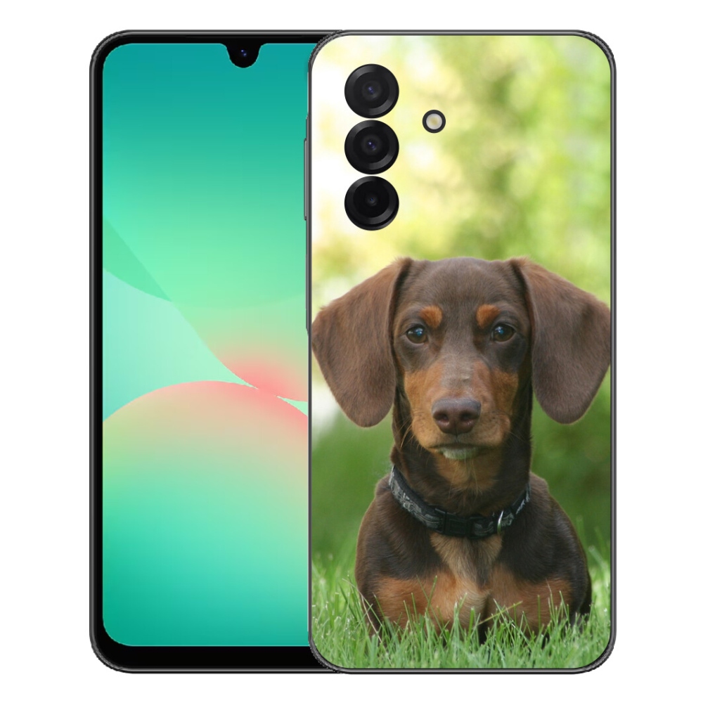 Gelový kryt mmCase na Samsung Galaxy A27 5G - hnědý jezevčík