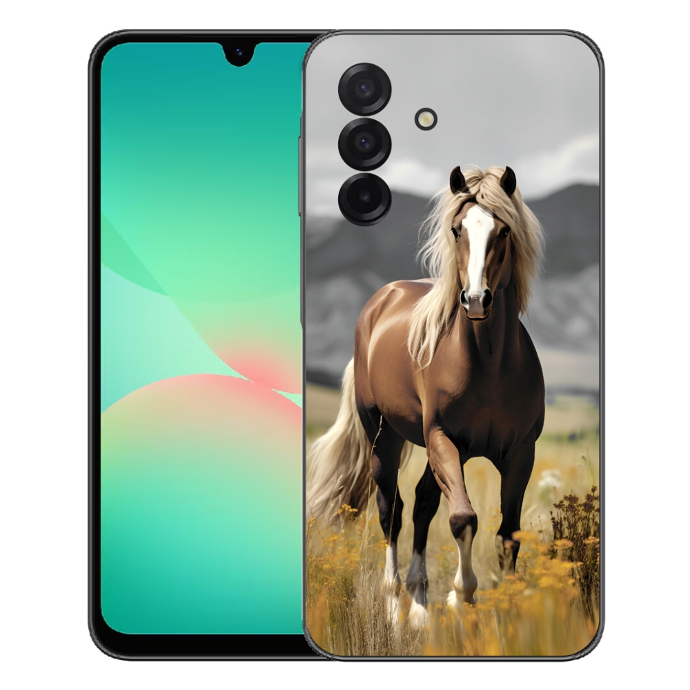 Gelový kryt mmCase na Samsung Galaxy A27 5G - hnědý kůň 1
