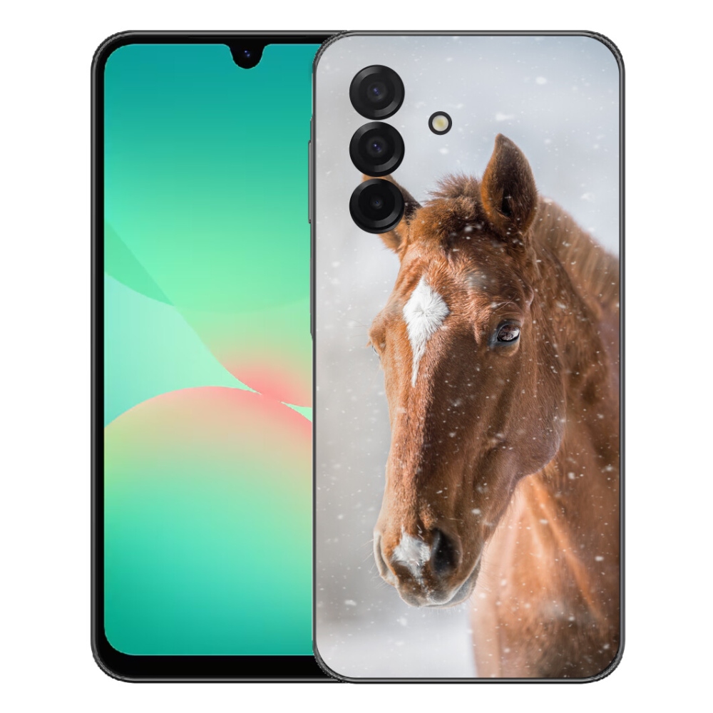 Gelový kryt mmCase na Samsung Galaxy A27 5G - hnědý kůň 2