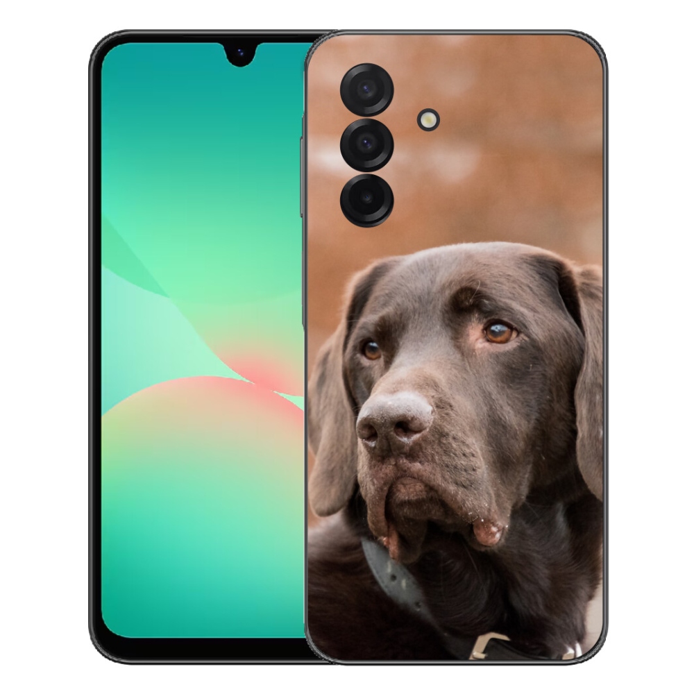 Gelový kryt mmCase na Samsung Galaxy A27 5G - hnědý labrador