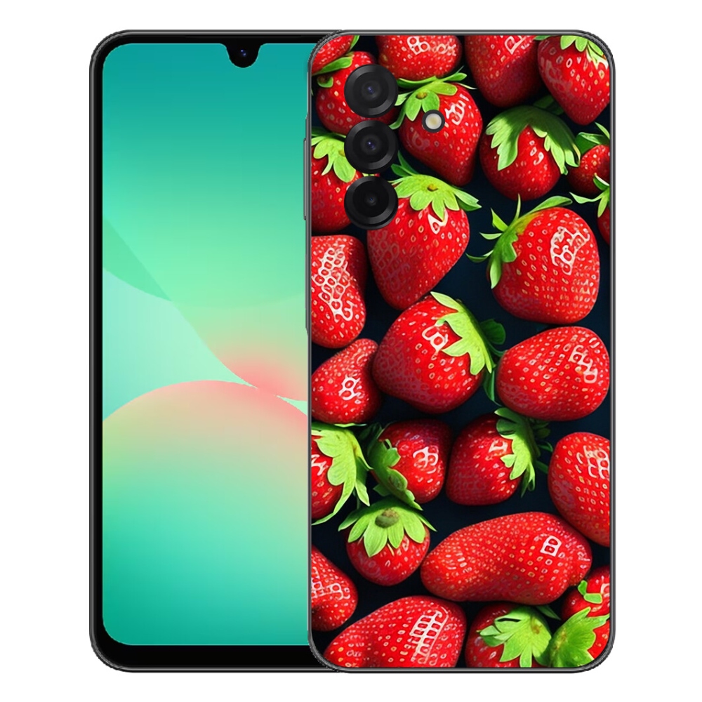 Gelový kryt mmCase na Samsung Galaxy A27 5G - jahody