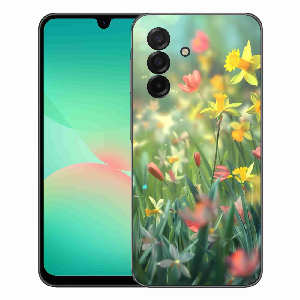 Gelový kryt mmCase na Samsung Galaxy A27 5G - jarní květy