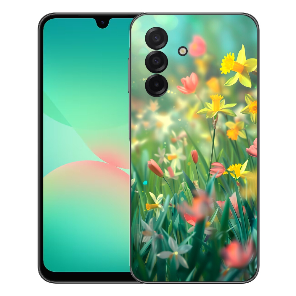 Gelový kryt mmCase na Samsung Galaxy A27 5G - jarní květy