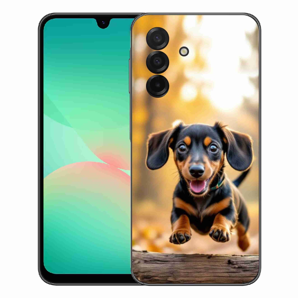 Gelový kryt mmCase na Samsung Galaxy A27 5G - jezevčík 2