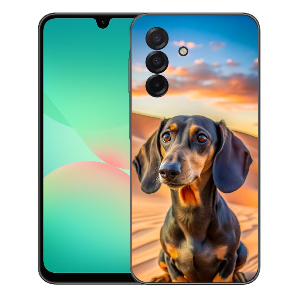 Gelový kryt mmCase na Samsung Galaxy A27 5G - jezevčík 3 