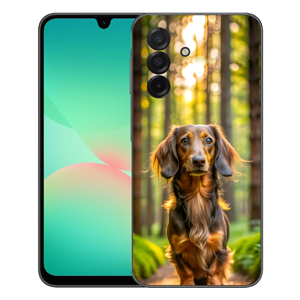 Gelový kryt mmCase na Samsung Galaxy A27 5G - jezevčík 4