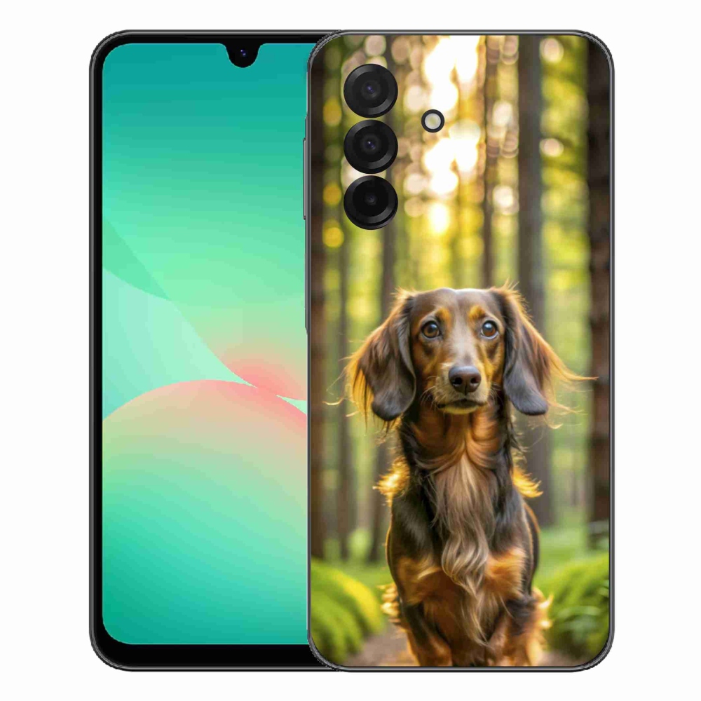 Gelový kryt mmCase na Samsung Galaxy A27 5G - jezevčík 4