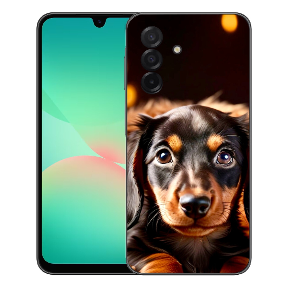 Gelový kryt mmCase na Samsung Galaxy A27 5G - jezevčík