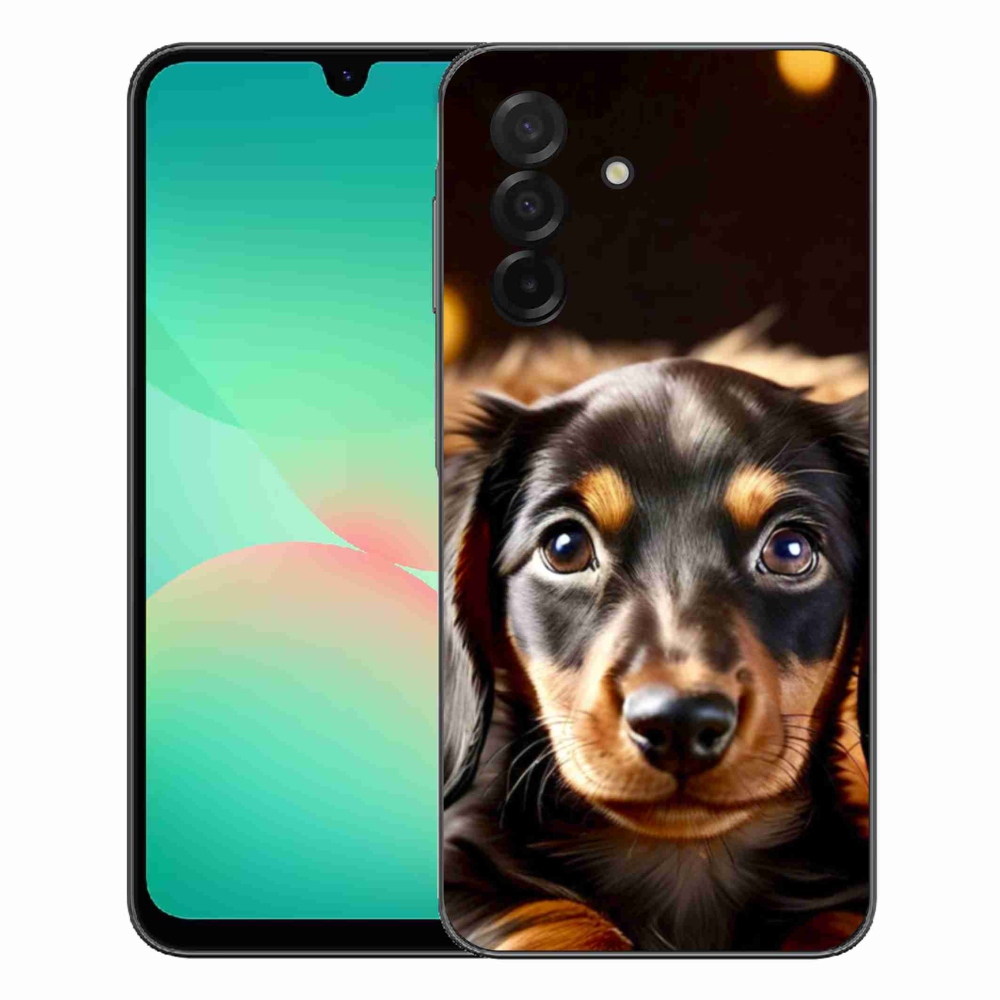 Gelový kryt mmCase na Samsung Galaxy A27 5G - jezevčík