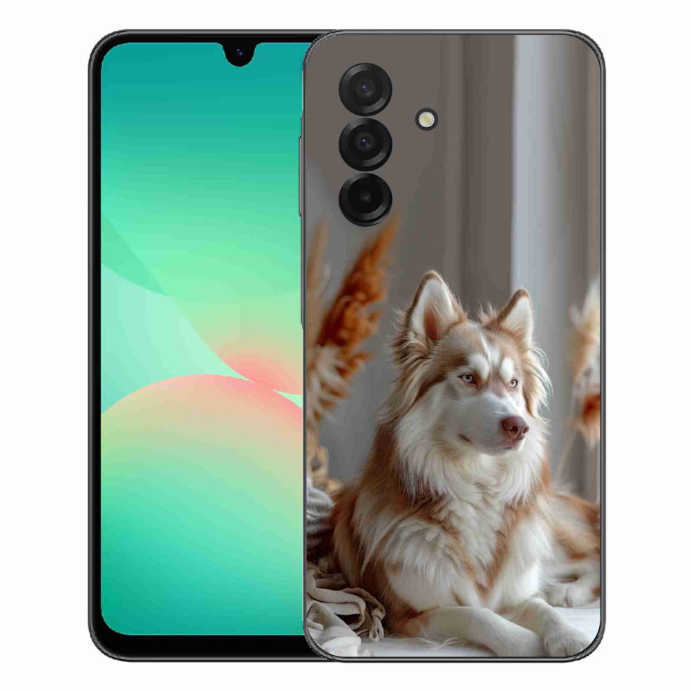 Gelový kryt mmCase na Samsung Galaxy A27 5G - klidný sibiřský husky
