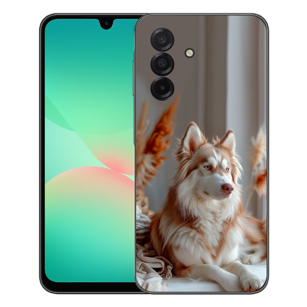 Gelový kryt mmCase na Samsung Galaxy A27 5G - klidný sibiřský husky