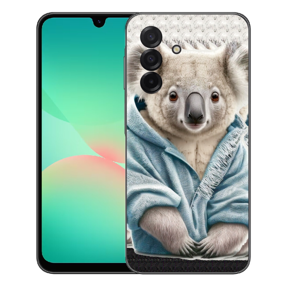 Gelový kryt mmCase na Samsung Galaxy A27 5G - koala ve svetru