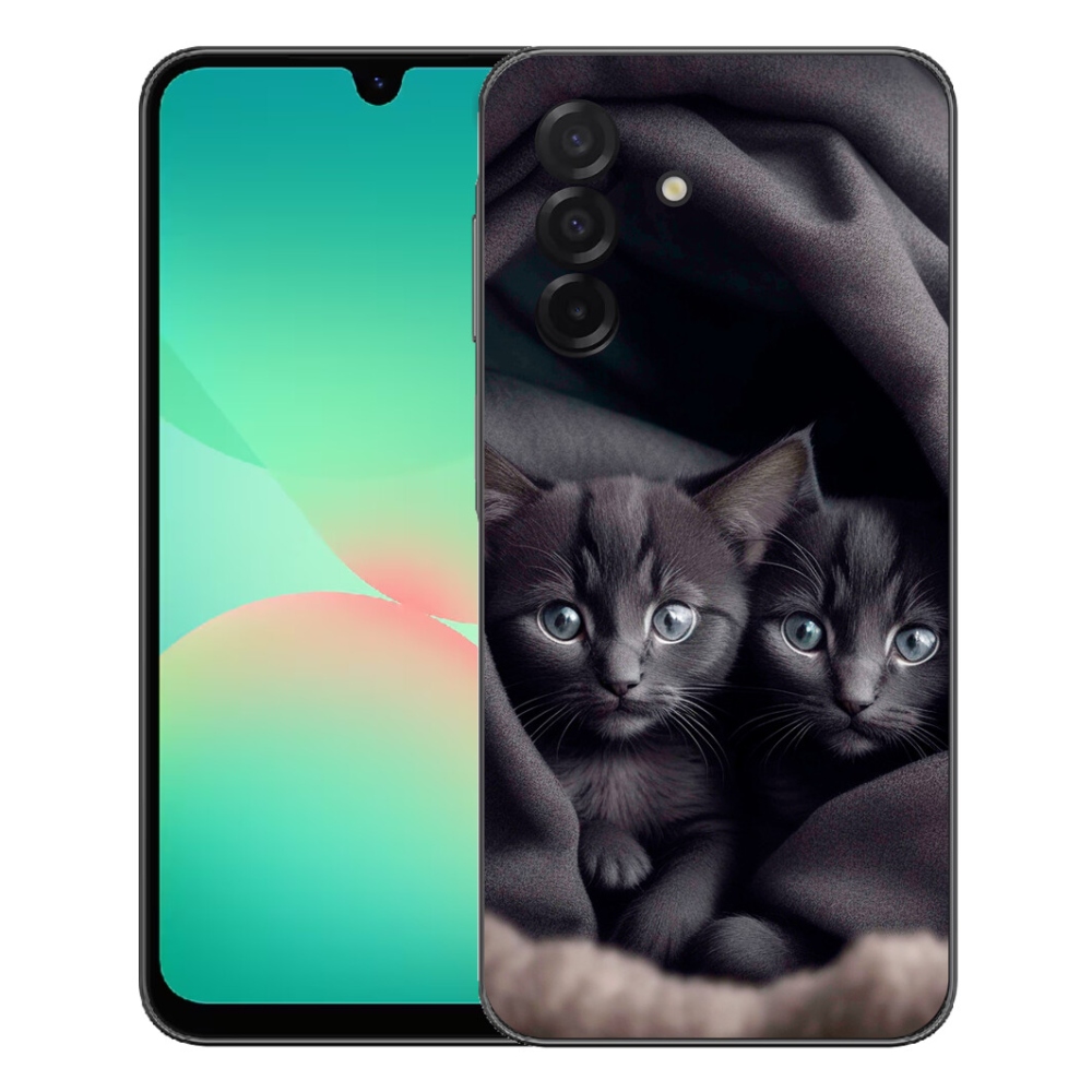 Gelový kryt mmCase na Samsung Galaxy A27 5G - kočičí duo