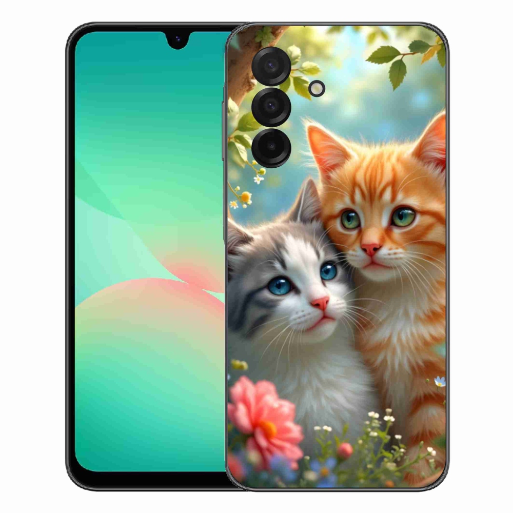 Gelový kryt mmCase na Samsung Galaxy A27 5G - kočičí láska 2