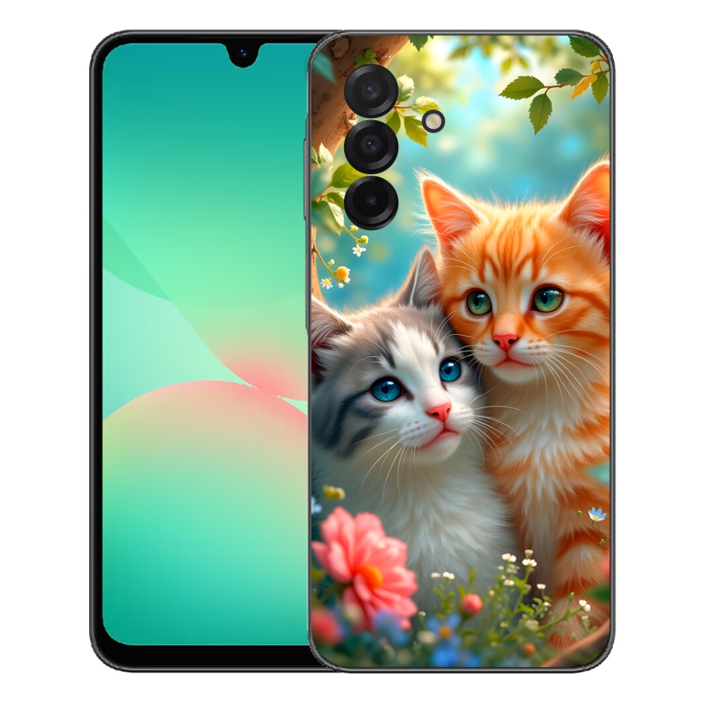 Gelový kryt mmCase na Samsung Galaxy A27 5G - kočičí láska 2