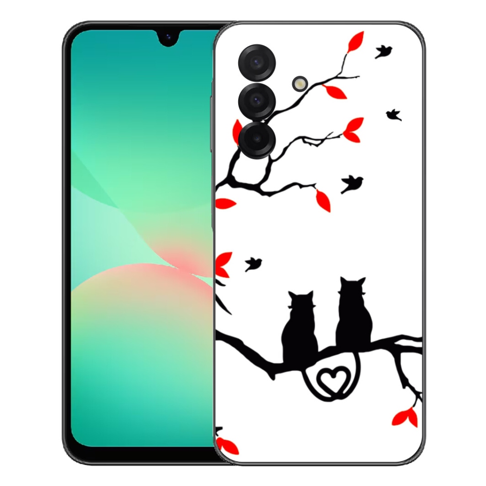 Gelový kryt mmCase na Samsung Galaxy A27 5G - kočičí láska