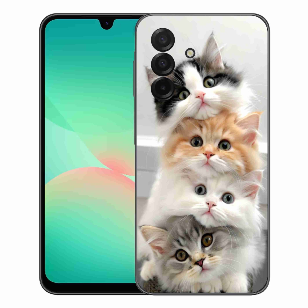 Gelový kryt mmCase na Samsung Galaxy A27 5G - kočičí parta