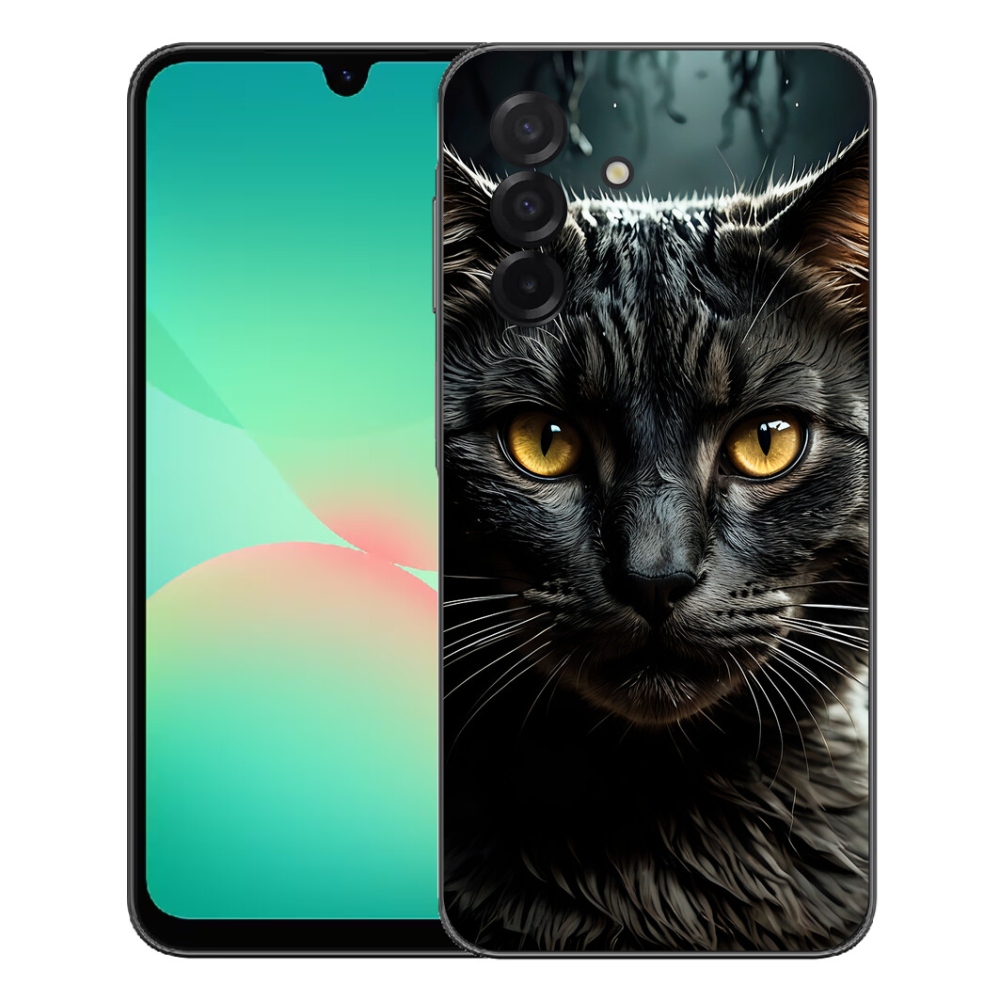 Gelový kryt mmCase na Samsung Galaxy A27 5G - kočičí pohled 3