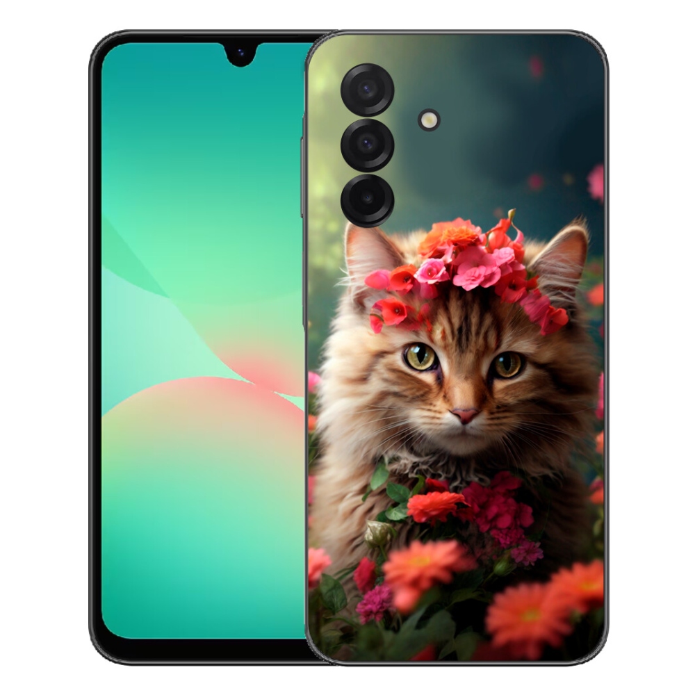 Gelový kryt mmCase na Samsung Galaxy A27 5G - kočíčí princezna