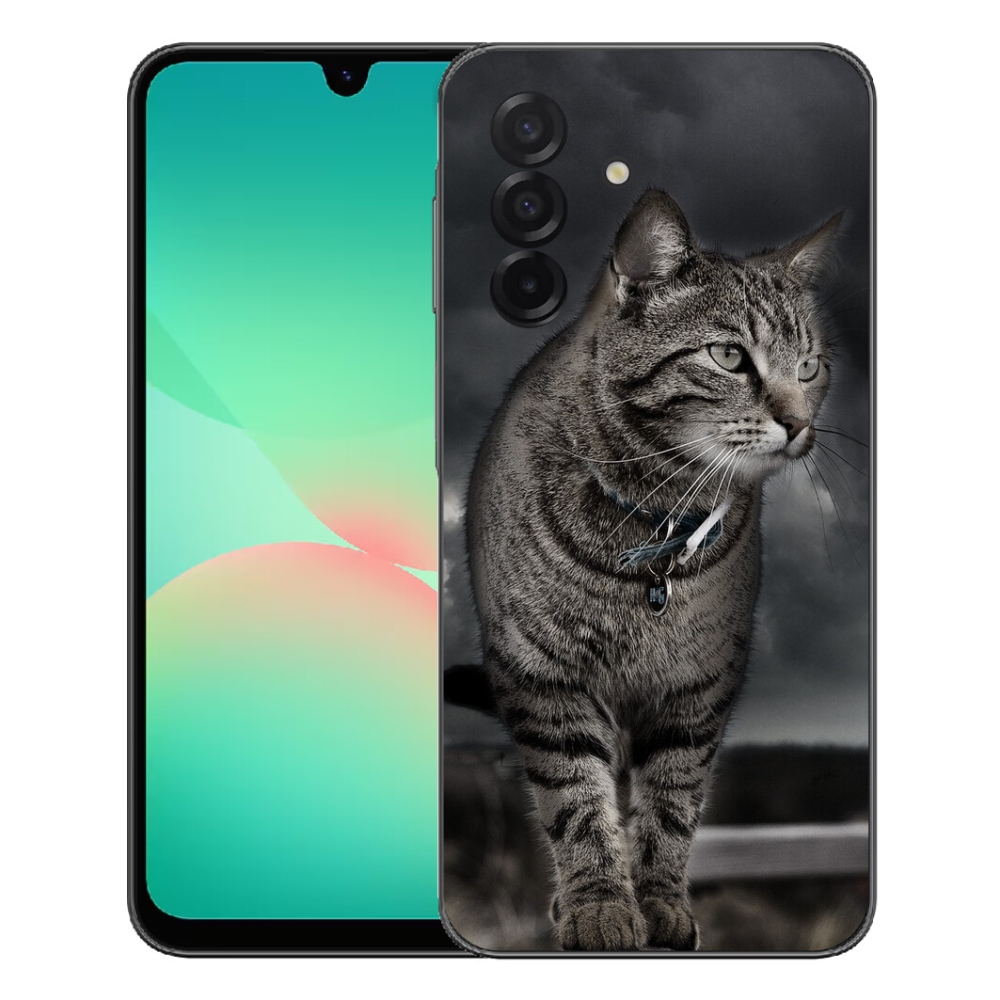Gelový kryt mmCase na Samsung Galaxy A27 5G - kočka