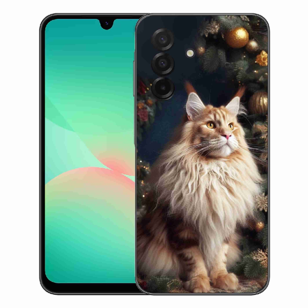 Gelový kryt mmCase na Samsung Galaxy A27 5G - kočka u stromku