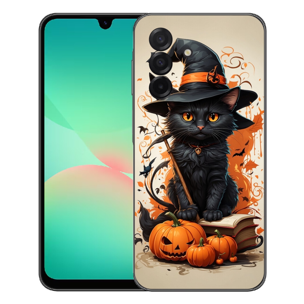 Gelový kryt mmCase na Samsung Galaxy A27 5G - kocour čaroděj