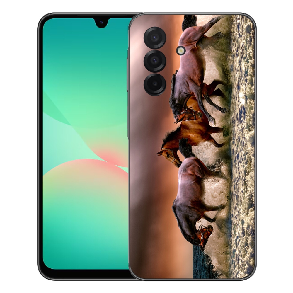 Gelový kryt mmCase na Samsung Galaxy A27 5G - koně 1