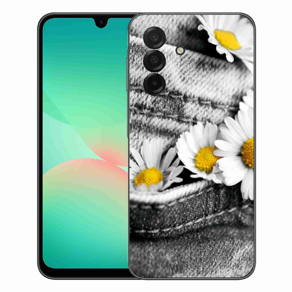 Gelový kryt mmCase na Samsung Galaxy A27 5G - kopretiny