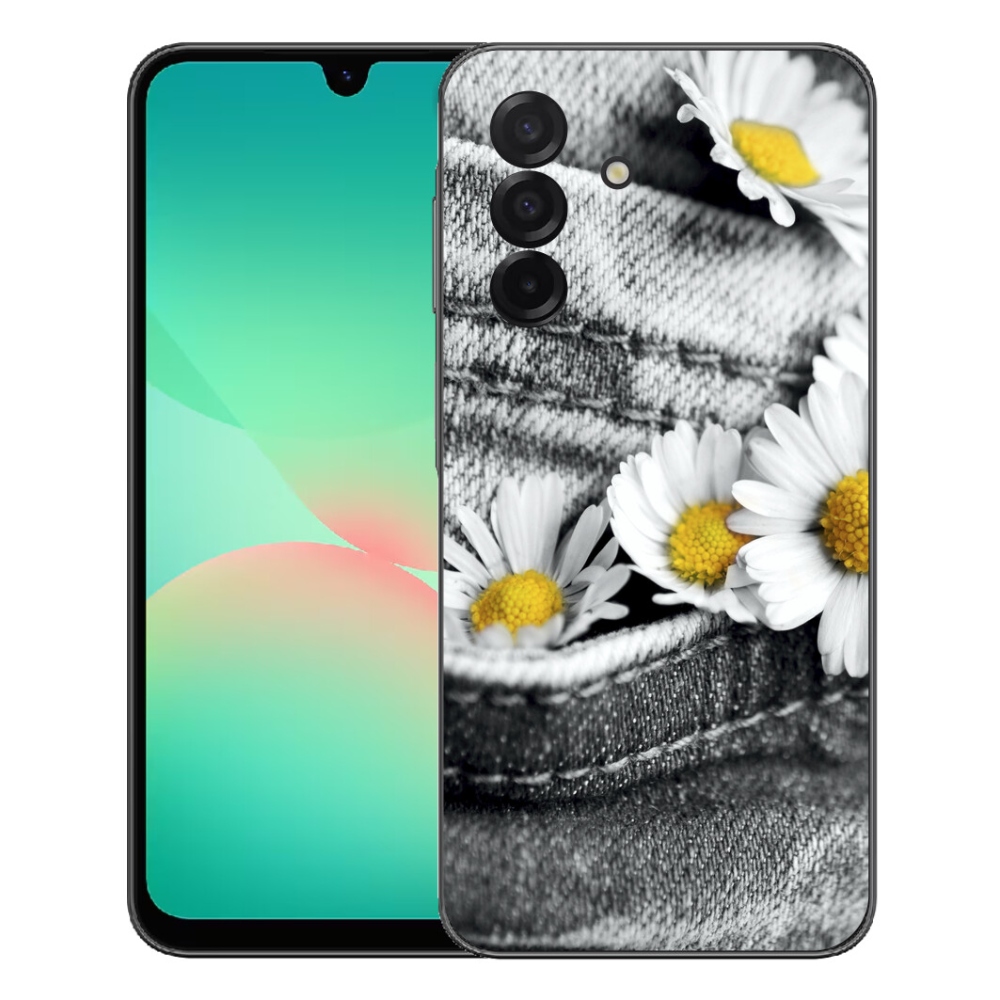 Gelový kryt mmCase na Samsung Galaxy A27 5G - kopretiny