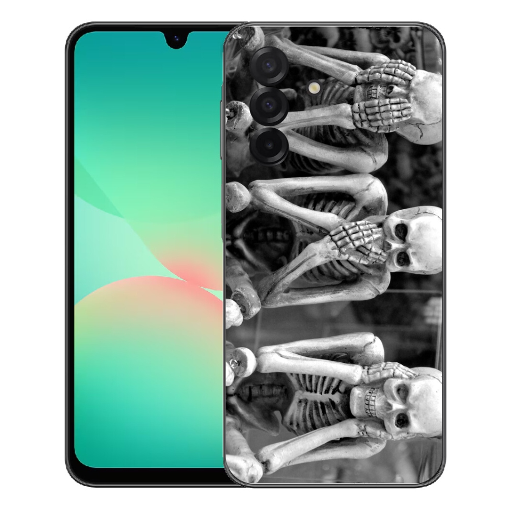 Gelový kryt mmCase na Samsung Galaxy A27 5G - kostlivci