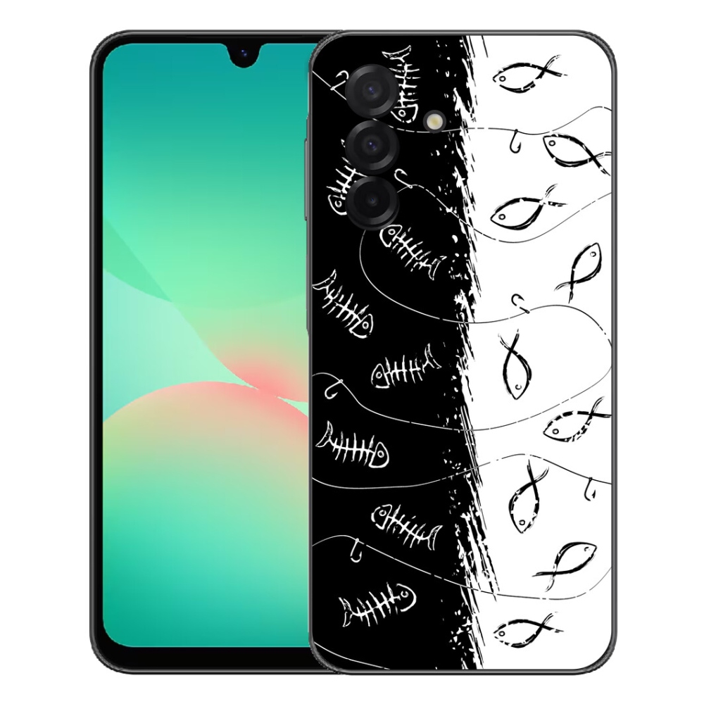 Gelový kryt mmCase na Samsung Galaxy A27 5G - kostry a rybky