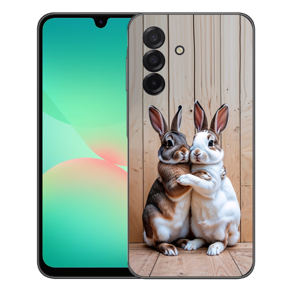 Gelový kryt mmCase na Samsung Galaxy A27 5G - králičí pár