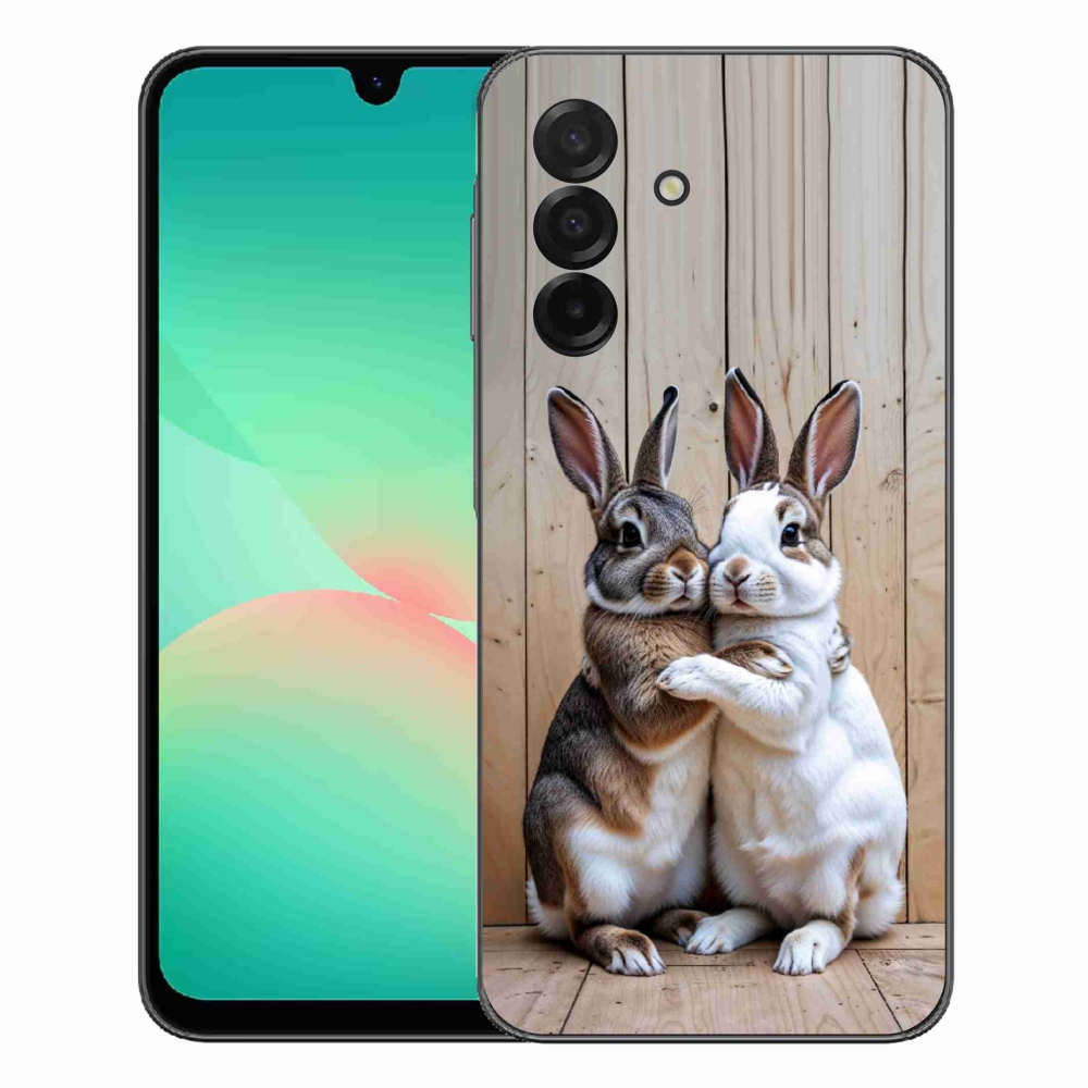 Gelový kryt mmCase na Samsung Galaxy A27 5G - králičí pár