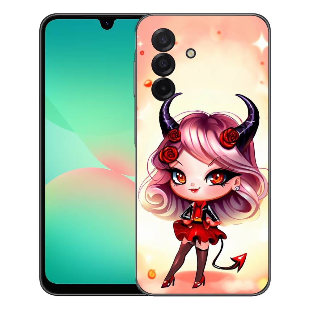 Gelový kryt mmCase na Samsung Galaxy A27 5G - kreslená čertice