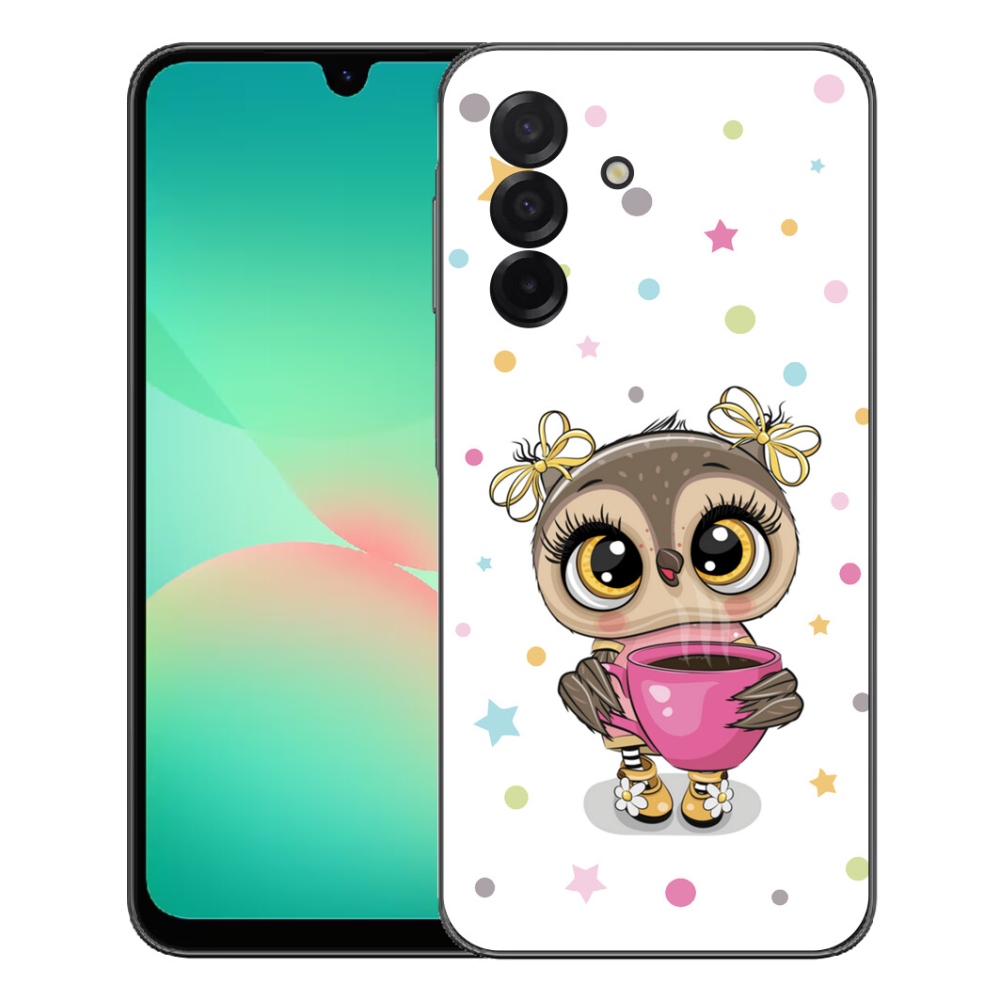 Gelový kryt mmCase na Samsung Galaxy A27 5G - kreslená sovička