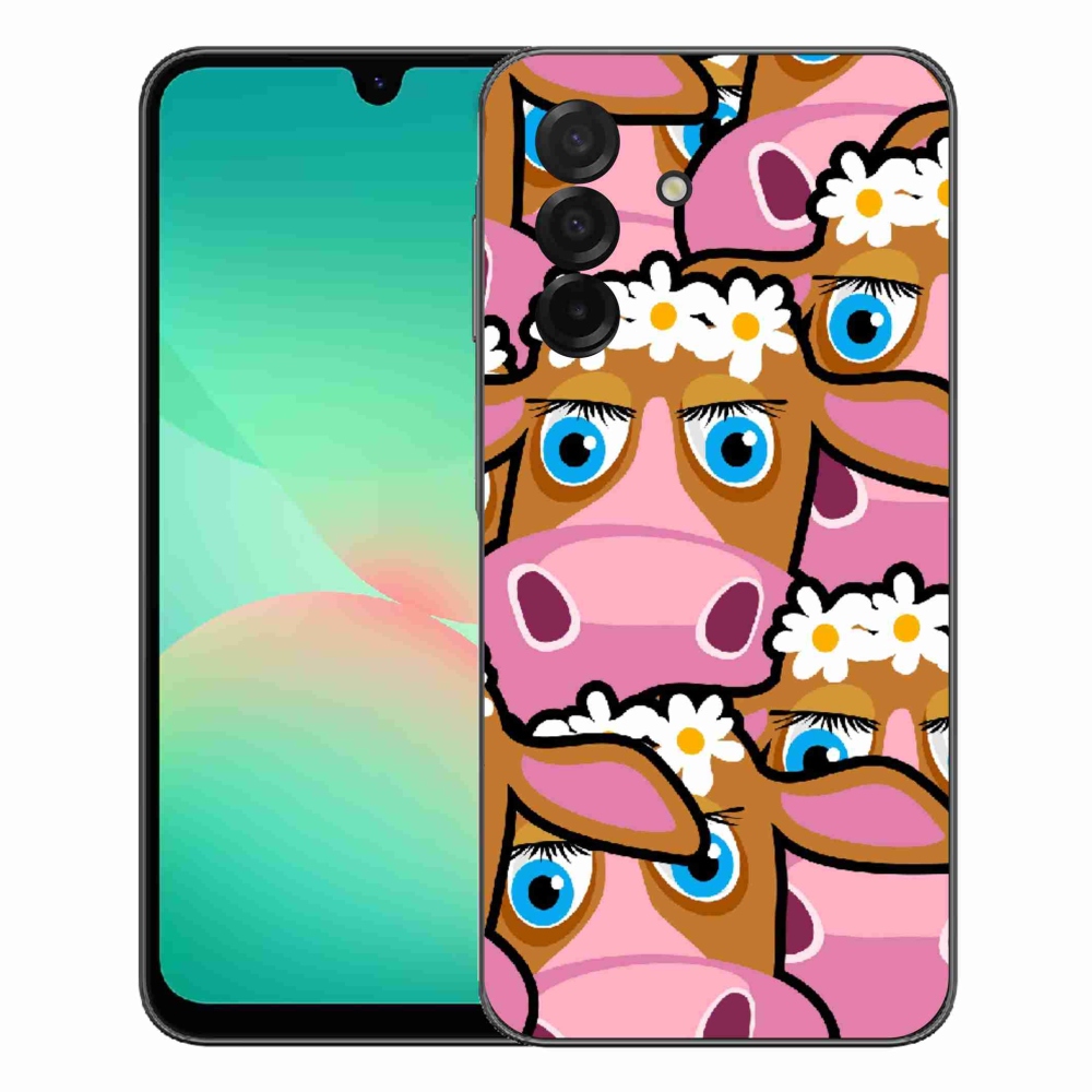 Gelový kryt mmCase na Samsung Galaxy A27 5G - kreslené kravičky