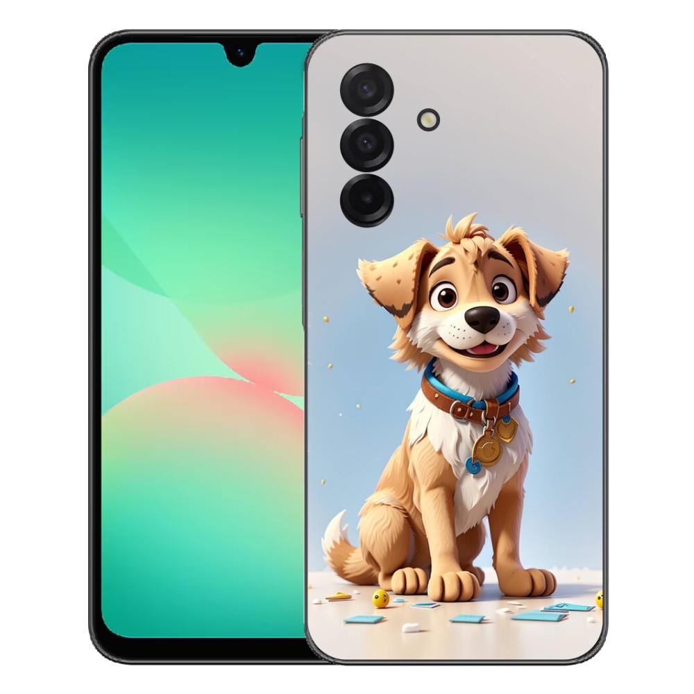 Gelový kryt mmCase na Samsung Galaxy A27 5G - kreslené štěně