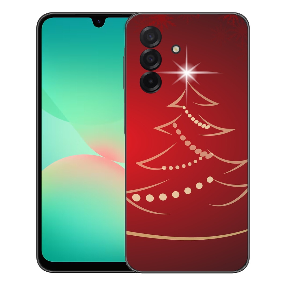Gelový kryt mmCase na Samsung Galaxy A27 5G - kreslený vánoční stromek