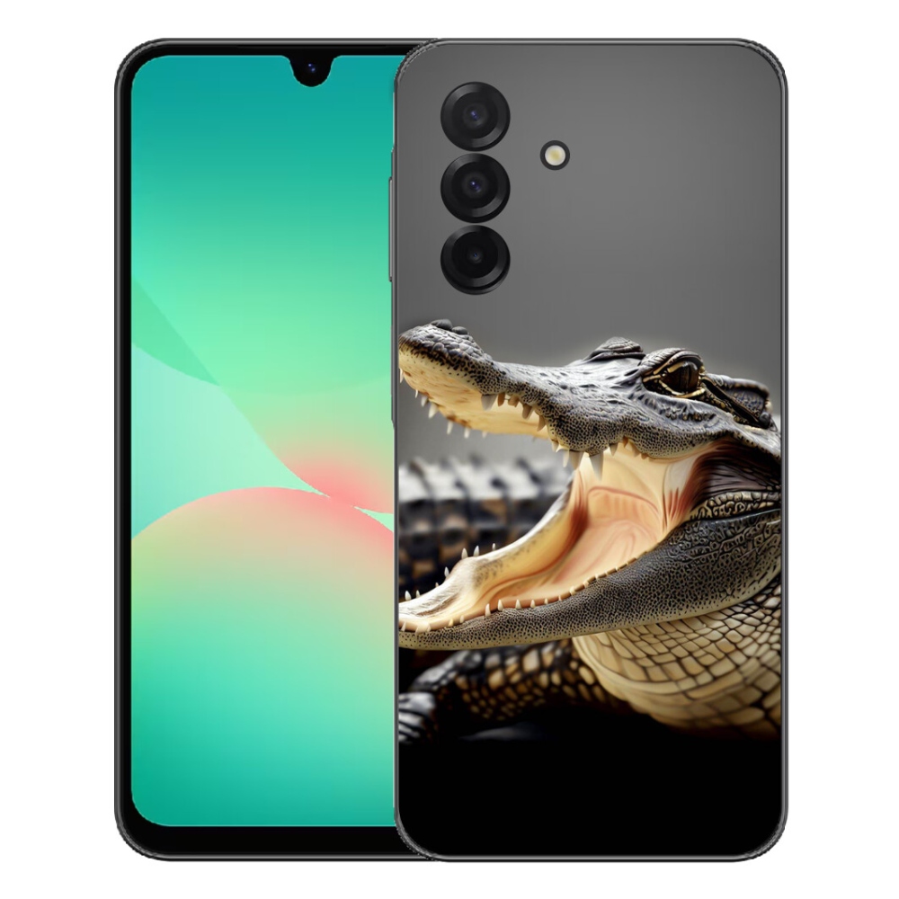 Gelový kryt mmCase na Samsung Galaxy A27 5G - krokodýl