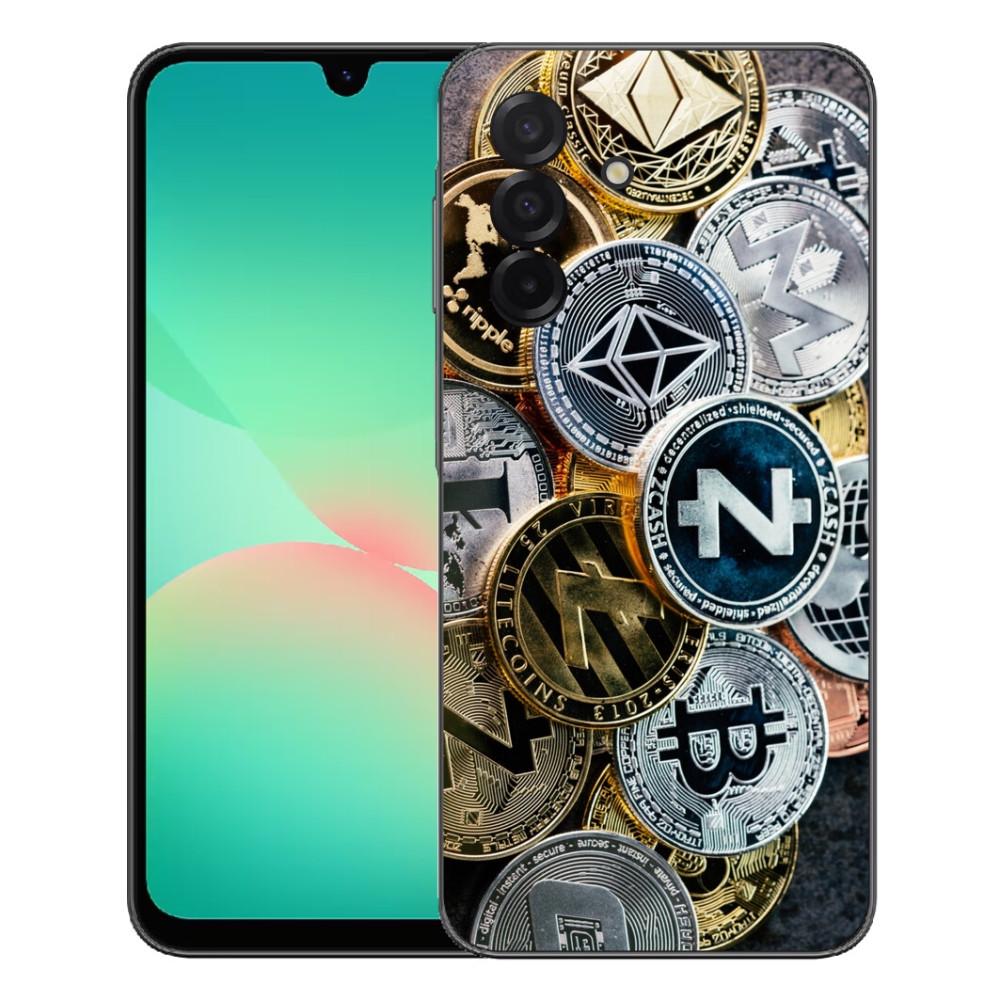Gelový kryt mmCase na Samsung Galaxy A27 5G - kryptoměny