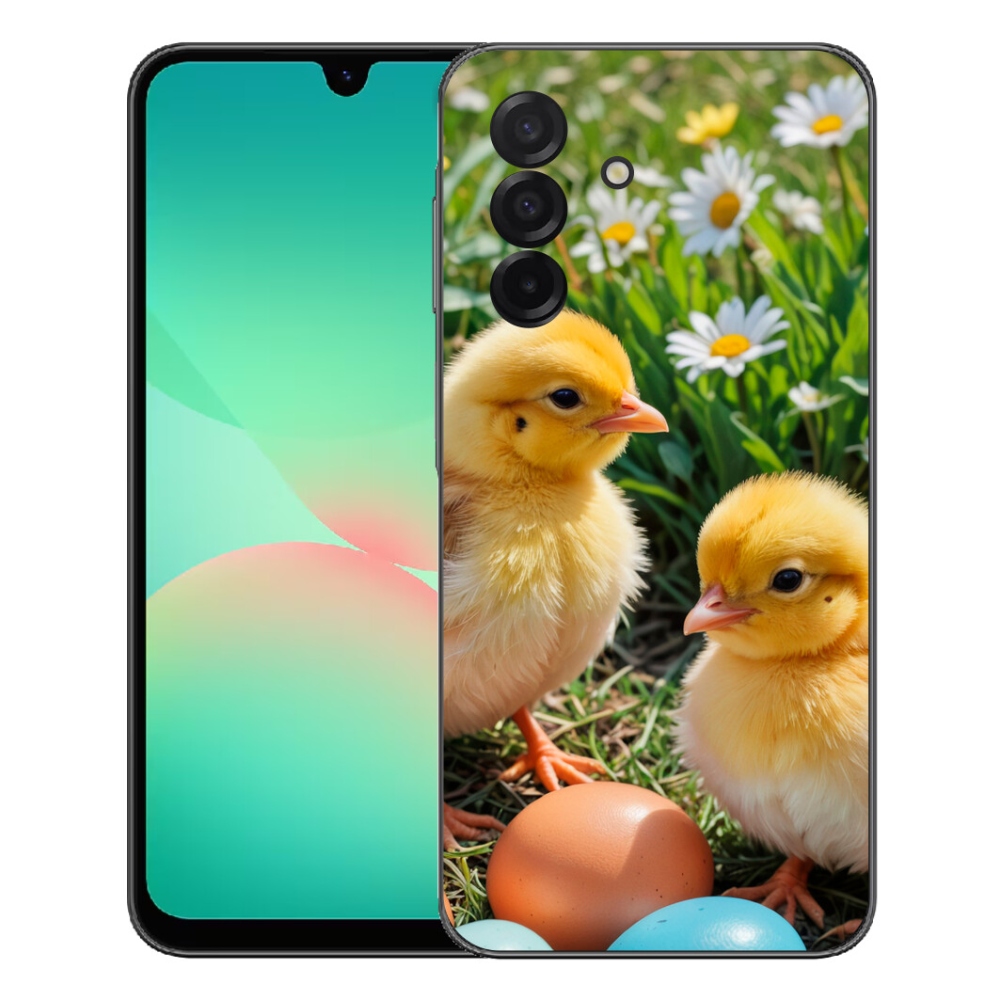 Gelový kryt mmCase na Samsung Galaxy A27 5G - kuřátka