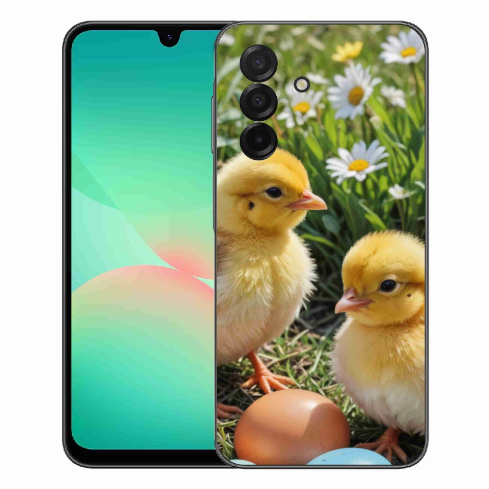 Gelový kryt mmCase na Samsung Galaxy A27 5G - kuřátka