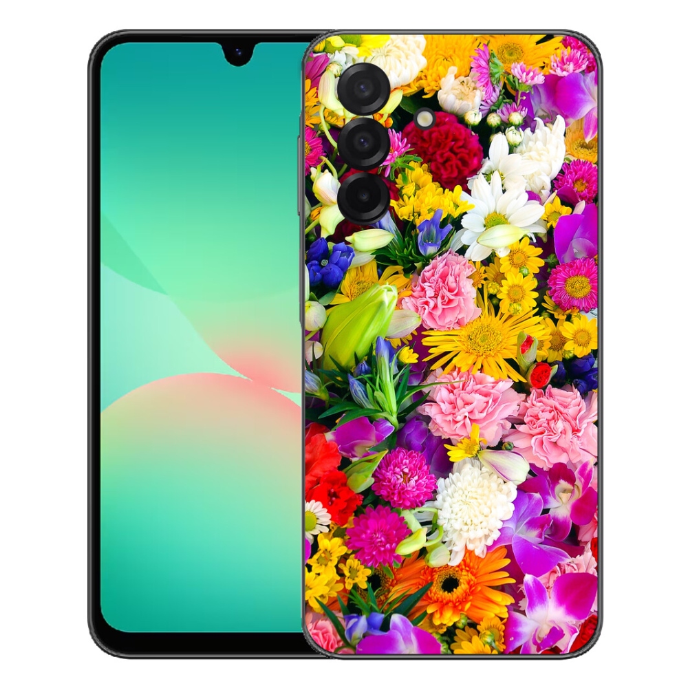 Gelový kryt mmCase na Samsung Galaxy A27 5G - květiny 12