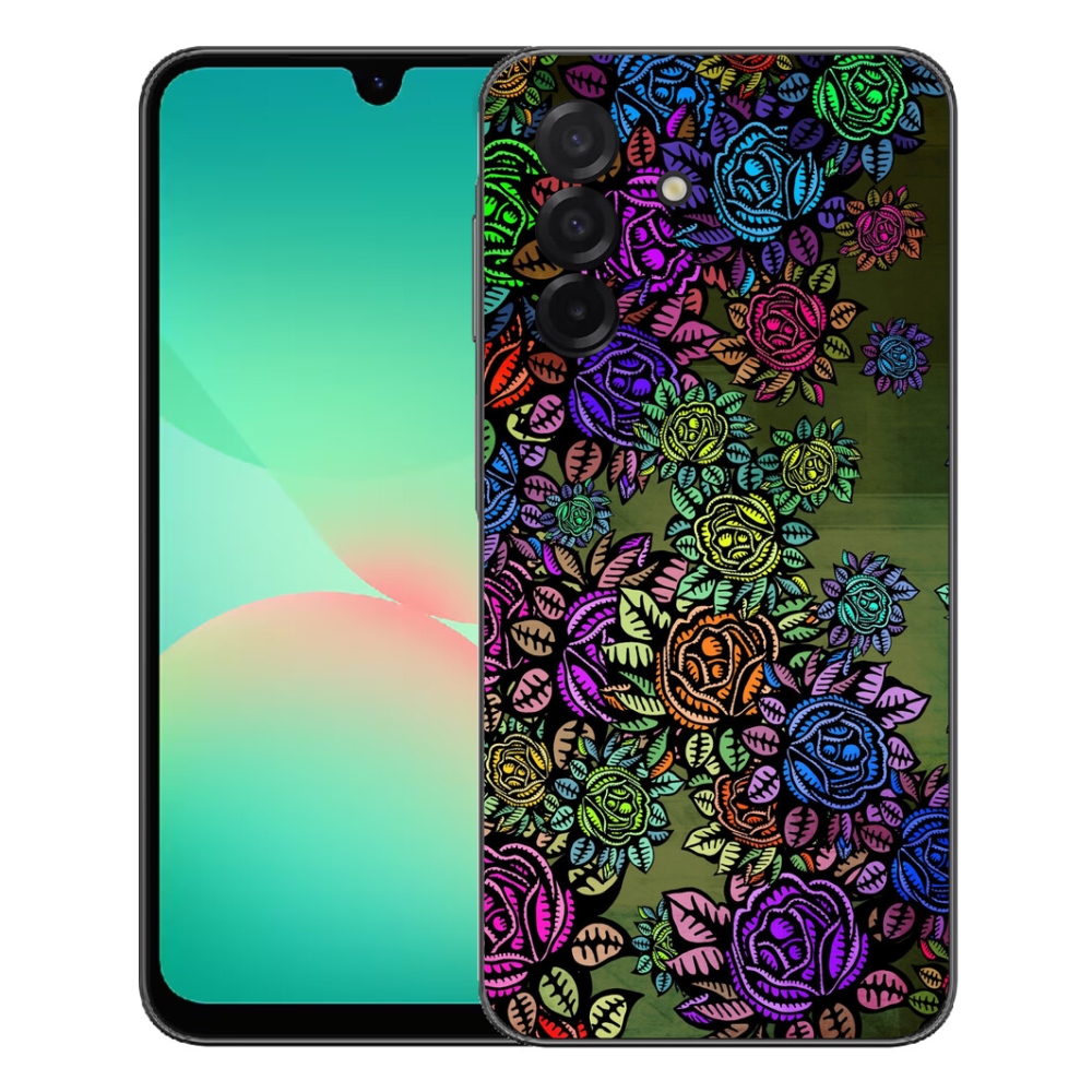 Gelový kryt mmCase na Samsung Galaxy A27 5G - květiny 6