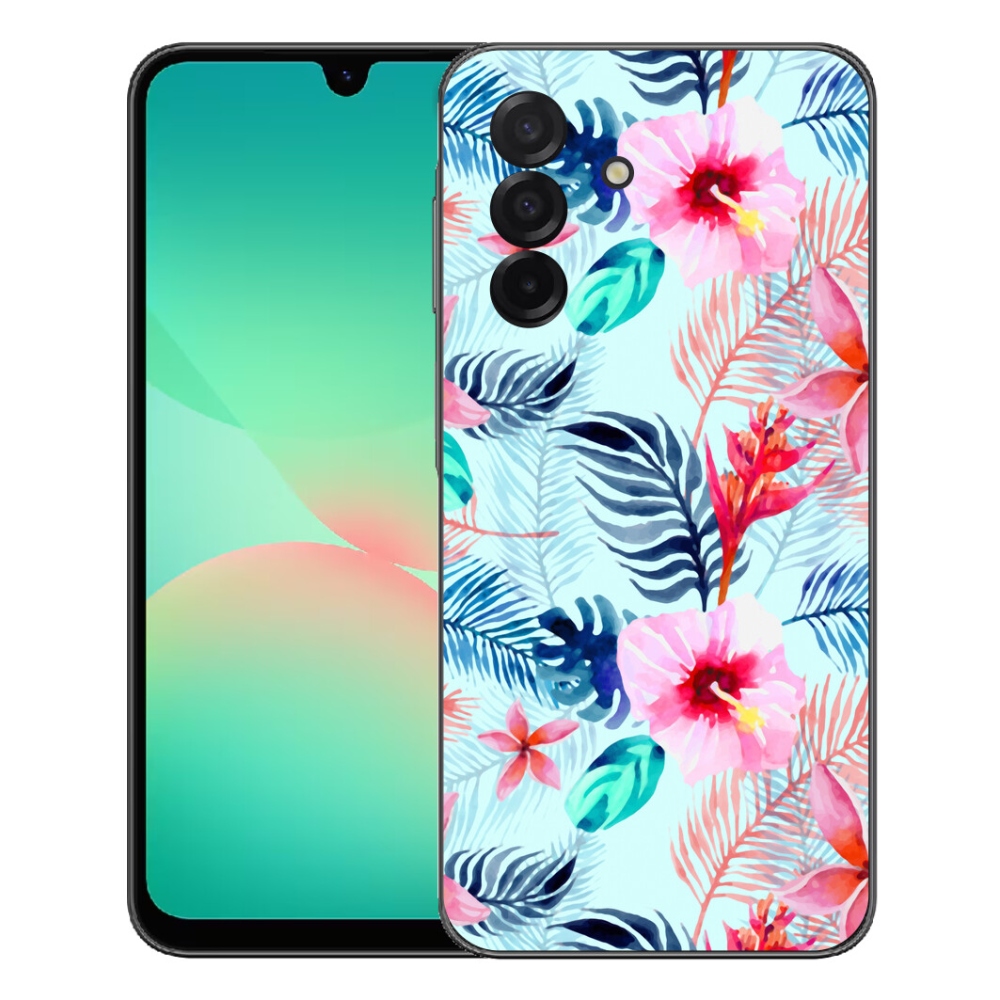 Gelový kryt mmCase na Samsung Galaxy A27 5G - květiny